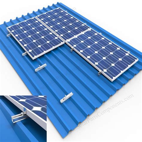 solar metal roof bracket|aluminum solar panel mounting system.